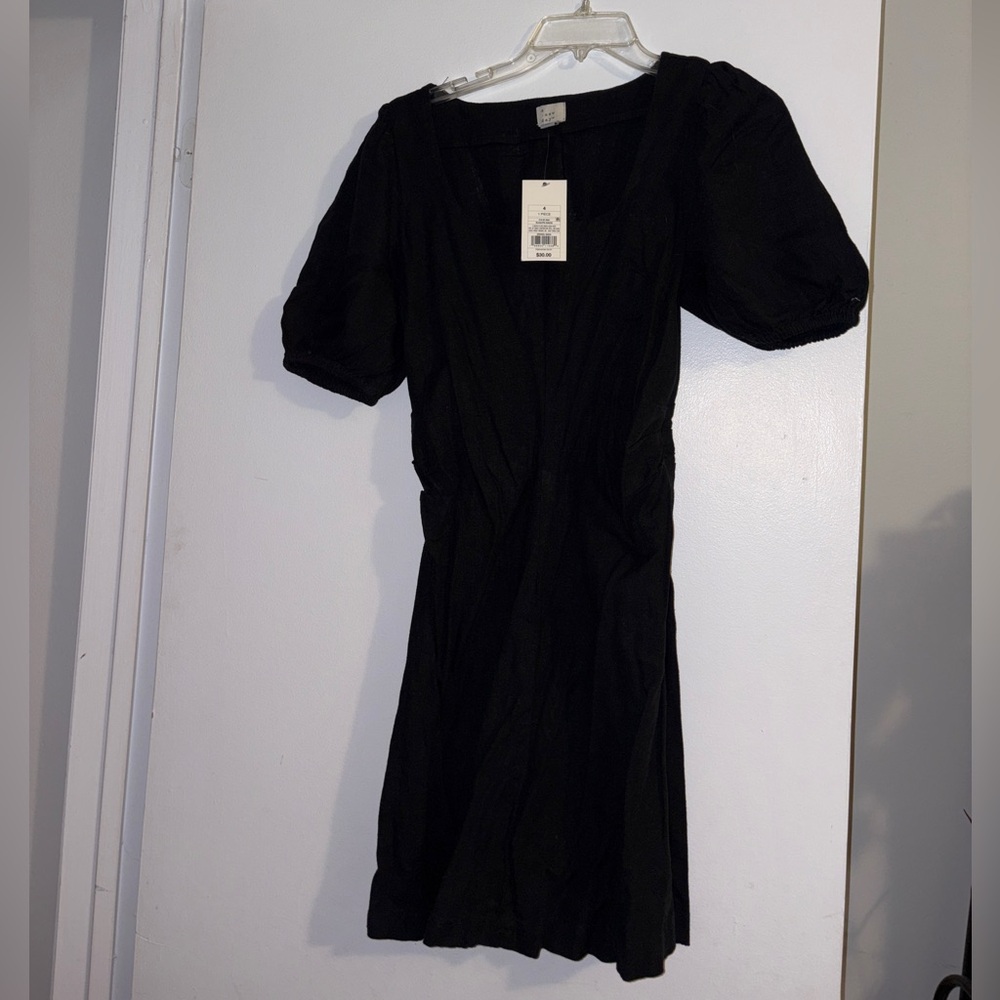 Black Women’s Puff Sleeve Dress - Unknown Brand